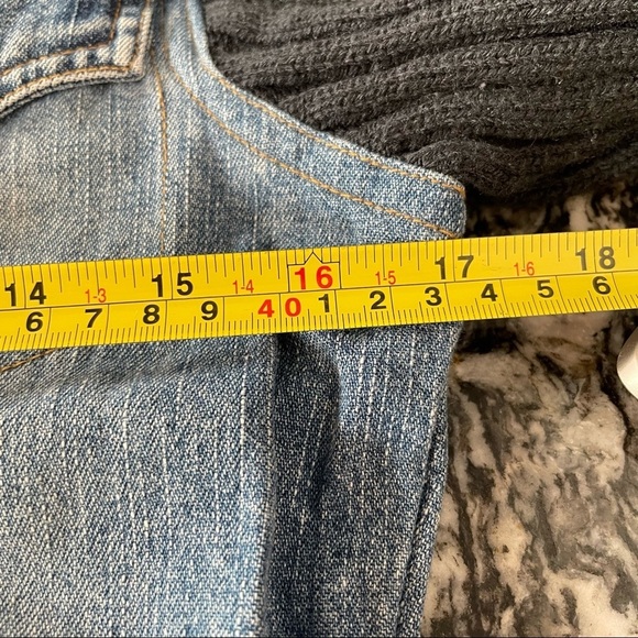 TKW VINTAGE brand, Women's Blue Jean Jacket, M - Picture 7 of 8